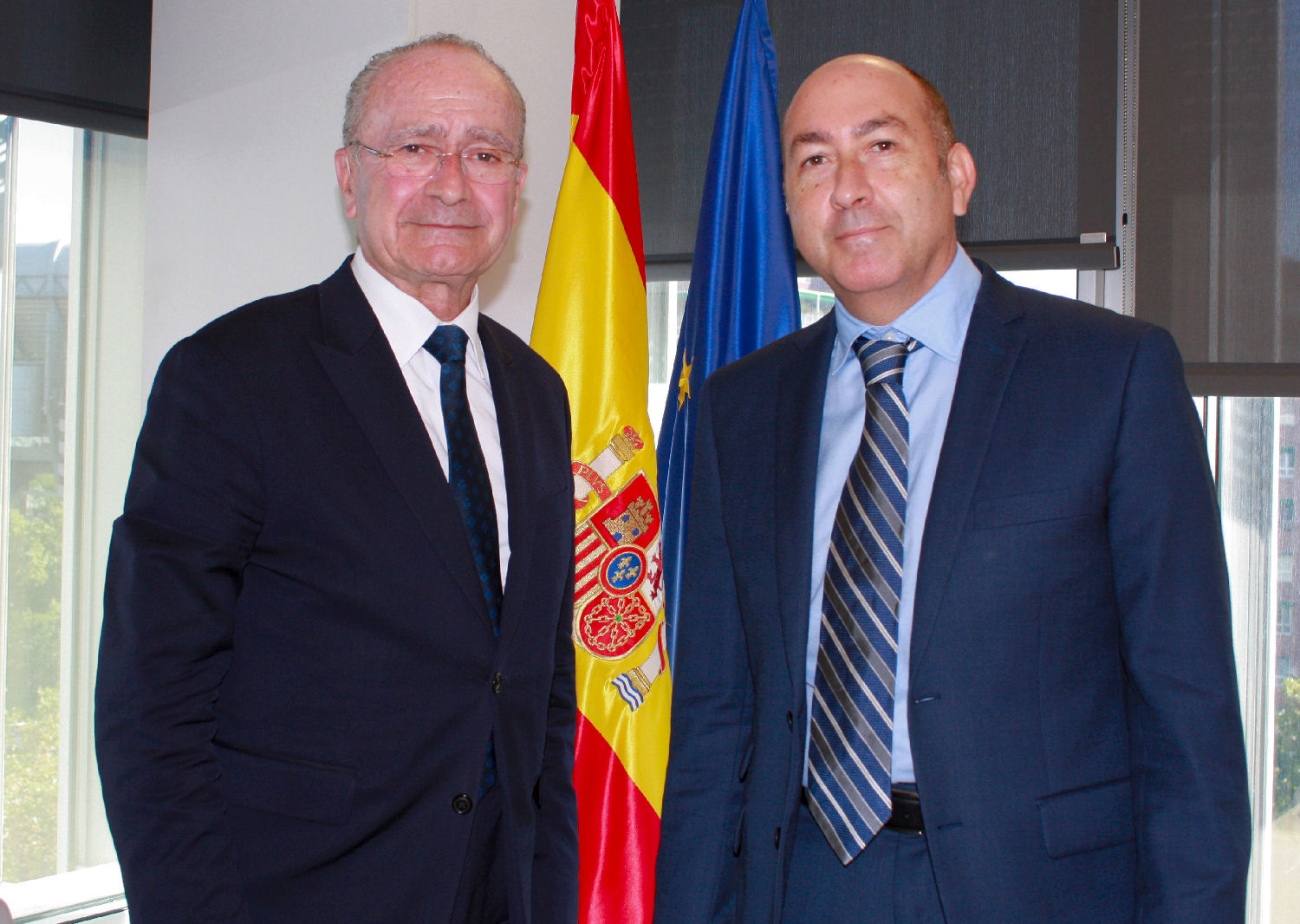 Soler se reúne con el alcalde de Málaga
