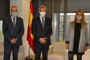 Lucrecio Fernández se reúne con Pere Navarro, delegado especial del Estado en la Zona Franca de Barcelona