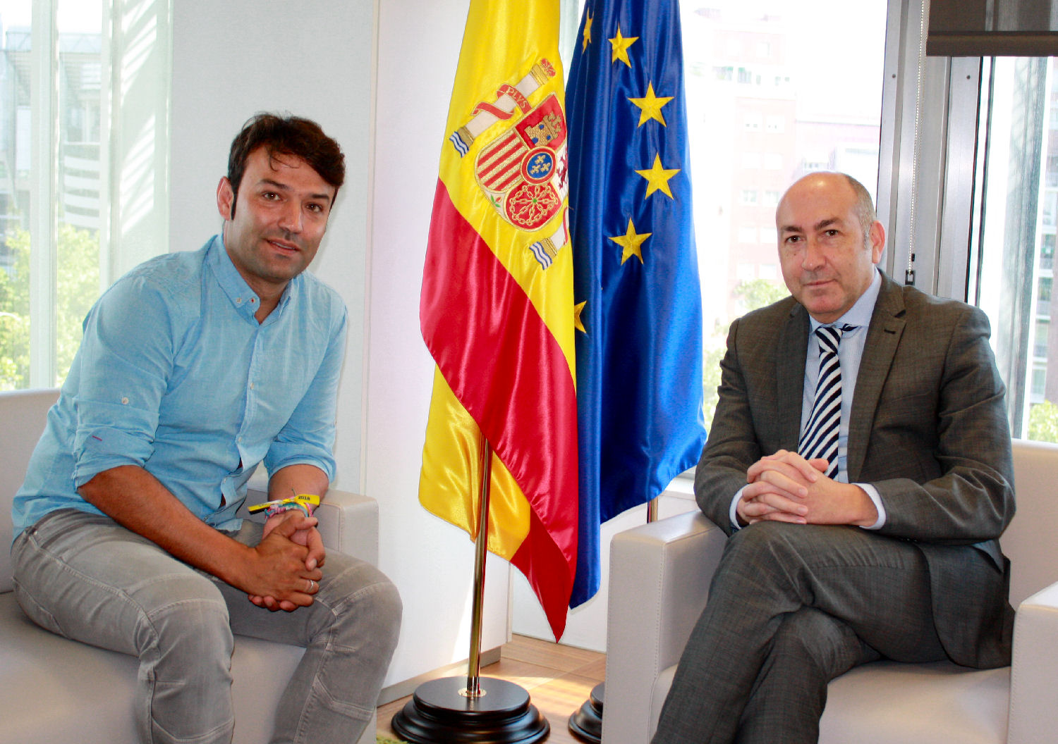 Soler recibe al alcalde de Tordesillas