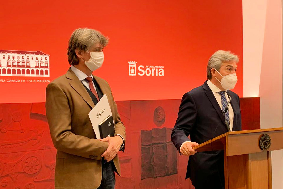 Sepes presenta al Ayuntamiento de Soria los avances en el parque empresarial Valcorba